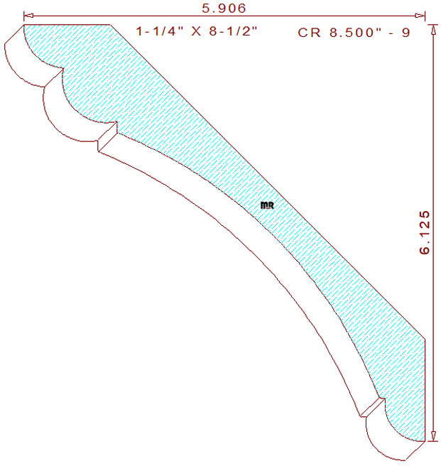 Crown 8-1/2" - 9 Crown 8-1/2" - 9
