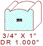 Face Frame Moulding 1"