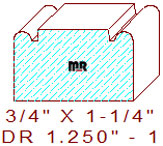 Face Frame Moulding 1-1/4" - 1 Face Frame Moulding 1-1/4" - 1