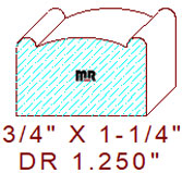 Face Frame Moulding 1-1/4" Face Frame Moulding 1-1/4"