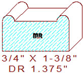 Face Frame Moulding 1-3/8"