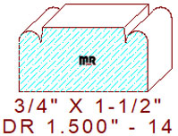 Face Frame Moulding 1-1/2" - 14 Face Frame Moulding 1-1/2" - 14