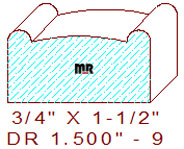 Face Frame Moulding 1-1/2" - 9