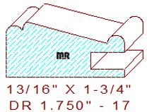 Drawer Front Moulding 1-3/4" - 17