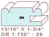 Drawer Front Moulding 1-3/4" - 29