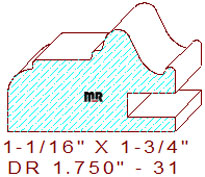 Drawer Front Moulding 1-3/4" - 31 Drawer Front Moulding 1-3/4" - 31