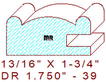 Drawer Front Moulding 1-3/4" - 39 Drawer Front Moulding 1-3/4" - 39