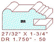 Drawer Front Moulding 1-3/4" - 50