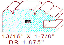 Drawer Front Moulding 1-7/8"