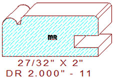 Drawer Front Moulding 2" - 11 Drawer Front Moulding 2" - 11