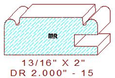 Drawer Front Moulding 2" - 15 Drawer Front Moulding 2" - 15