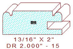 Drawer Front Moulding 2" - 15