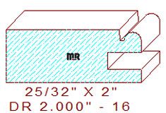 Cabinet Door Moulding 2" - 16