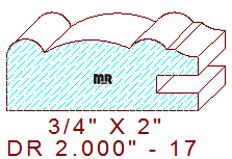 Door Front Moulding 2" - 17