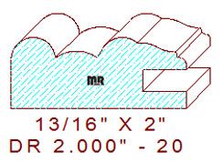 Drawer Front Moulding 2" - 20 