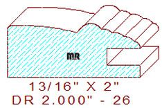 Drawer Front Moulding 2" - 26