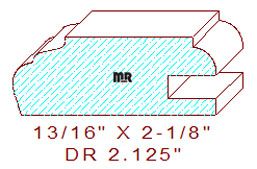 Cabinet Door Moulding 2-1/8" Cabinet Door Moulding 2-1/8"