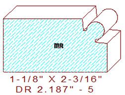 Face Frame Moulding 2-3/16" - 5 Face Frame Moulding 2-3/16" - 5
