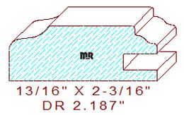 Cabinet Door Moulding 2-3/16" Cabinet Door Moulding 2-3/16"