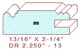 Drawer Front Moulding 2-1/4" - 13 Drawer Front Moulding 2-1/4" - 13