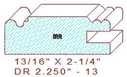 Drawer Front Moulding 2-1/4" - 13