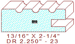 Cabinet Door Moulding 2-1/4" - 23