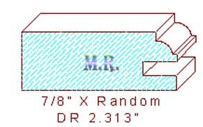 Cabinet Door Stile/Rail 2-5/16"