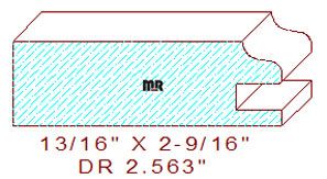 Cabinet Door Moulding 2-9/16" Cabinet Door Moulding 2-9/16"