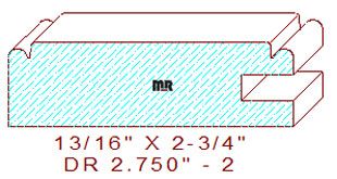 Cabinet Door Moulding 2-3/4" - 2 Cabinet Door Moulding 2-3/4" - 2