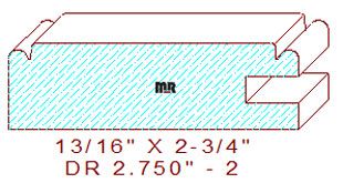 Cabinet Door Moulding 2-3/4" - 2