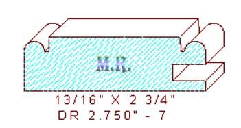 Cabinet Door Moulding 2-3/4" - 7