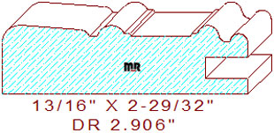 Cabinet Door Moulding 2-29/32" Cabinet Door Moulding 2-29/32"