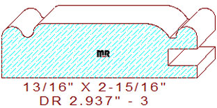 Cabinet Door Moulding 2-15/16" - 3 Cabinet Door Moulding 2-15/16" - 3