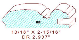 Cabinet Door Moulding 2-15/16" Cabinet Door Moulding 2-15/16"