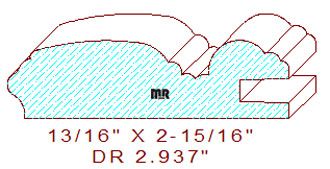 Cabinet Door Moulding 2-15/16"