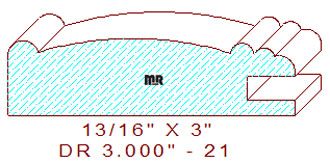 Cabinet Door Moulding 3" - 21