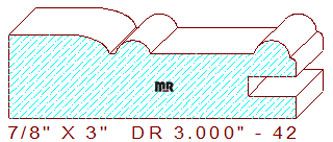 Cabinet Door Moulding 3" - 42 Cabinet Door Moulding 3" - 42