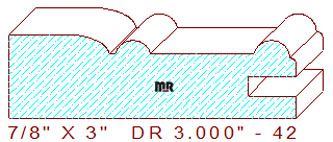 Cabinet Door Moulding 3" - 42