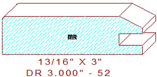 Cabinet Door Moulding 3" - 52