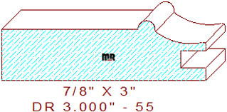 Cabinet Door Moulding 3" - 55