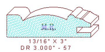Cabinet Door Moulding 3" - 57