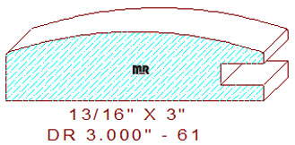 Cabinet Door Moulding 3" - 61