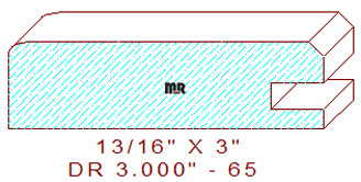 Cabinet Door Moulding 3" - 65