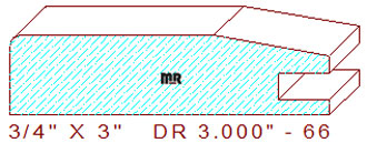 Cabinet Door Moulding 3" - 66 Cabinet Door Moulding 3" - 66