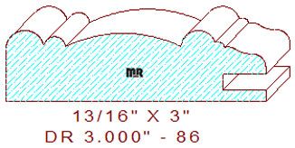 Cabinet Door Moulding 3" - 86
