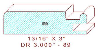 Cabinet Door Moulding 3" - 89 