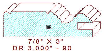 Cabinet Door Moulding 3" - 90 