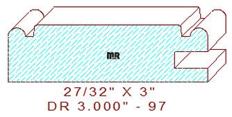 Cabinet Door Moulding 3" - 97 Cabinet Door Moulding 3" - 97