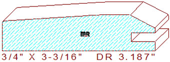 Cabinet Door Moulding 3-3/16"