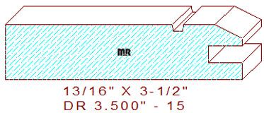 Cabinet Door Moulding 3-1/2" - 15